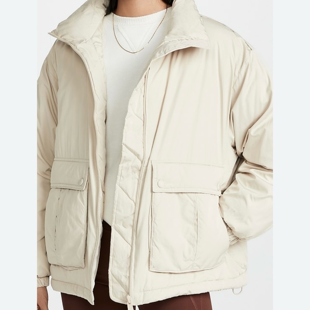 We The Free Duvet Bomber Jacket Cream